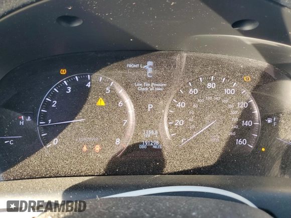 2008 Lexus LS 460 with VIN JTHBL46F085067469, listed as a Copart auction lot 46296345 with 191,298 mi miles and Non Repairable. Bid and sale history available at carsss.com. Image 9.