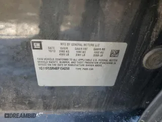 2014 Chevrolet Malibu ECO with VIN 1G11F5SR4EF134258, listed as a Copart auction lot 89124035 with 104,833 mi miles and Salvage Title. Bid and sale history available at carsss.com. Image 14.