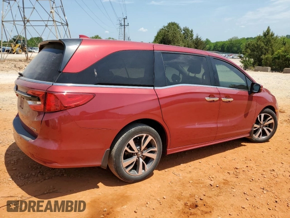 2023 Honda Odyssey Touring с VIN 5FNRL6H8XPB056468, выставлен на аукционе Copart как лот 55066345 с пробегом 29 760 миль миль и Списание • Salvage title. История ставок и продаж доступна на DreamBid. Изображение 3.