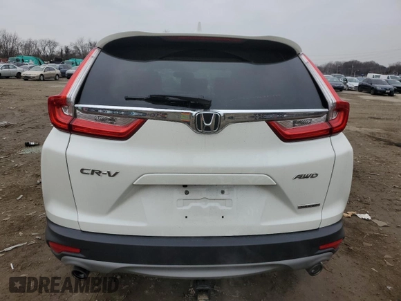 2018 Honda CR-V Touring with VIN 2HKRW2H98JH695059, listed as a Copart auction lot 86452054 with 114,437 mi miles and Salvage Title. Bid and sale history available at DreamBid. Image 6.