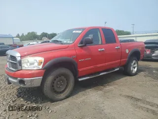 2007 Dodge 1500 Laramie z VIN 1D7HU18297S134240, wystawiony jako Copart lot #59021925 z przebiegiem 158 705 mil mil oraz Szkoda całkowita • Salvage title. Historia ofert i sprzedaży dostępna na DreamBid. Obrazek 1.