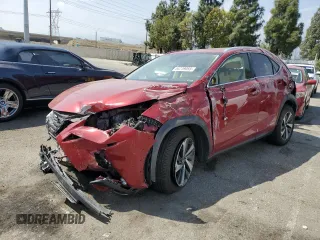 2020 Lexus NX with VIN JTJGJRDZ7L5009324, listed as a Copart auction lot 54719055 with 60,353 mi miles and Salvage Title. Bid and sale history available at carsss.com. Image 1.