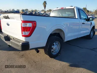 2023 Ford F-150 XL with VIN 1FTMF1C50PKF47393, listed as a IAAI auction lot 41337590 with 43,708 mi miles and . Bid and sale history available at carsss.com. Image 4.