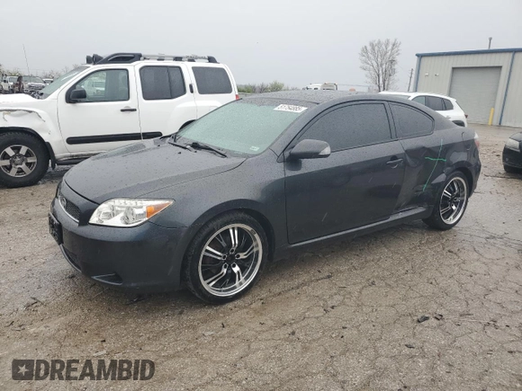 2007 Scion tC Spec with VIN JTKDE177470181120, listed as a Copart auction lot 51754885 with 184,052 mi miles and Salvage Title. Bid and sale history available at carsss.com. Image 1.