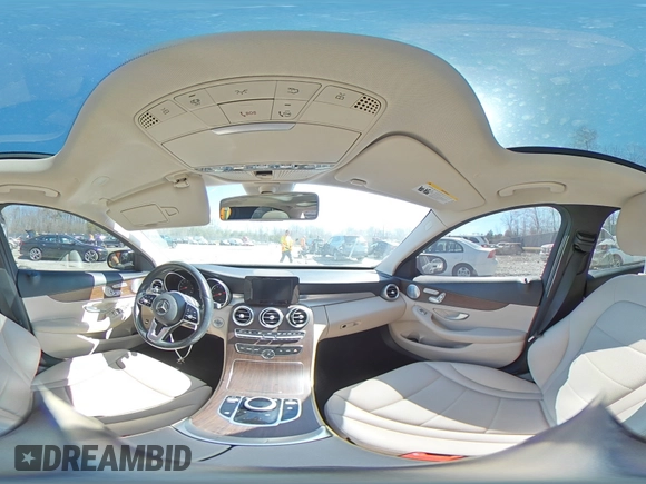 2019 Mercedes-Benz C 300 with VIN 55SWF8EB1KU285750, listed as a Copart auction lot 48624055 with 62,325 mi miles and Salvage Title. Bid and sale history available at DreamBid. Image 13.