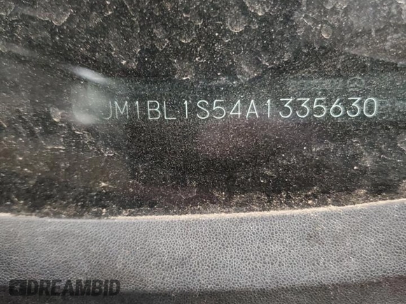 2010 Mazda 3 S Sport with VIN JM1BL1S54A1335630, listed as a Copart auction lot 54995035 with 171,188 mi miles and Salvage Title. Bid and sale history available at DreamBid. Image 12.