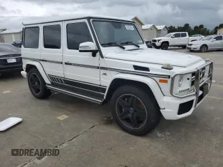 2017 Mercedes-Benz G-Class AMG G 63 with VIN WDCYC7DF4HX275157, listed as a Copart auction lot 74627084 with 0 mi miles and Salvage Title. Bid and sale history available at carsss.com. Image 4.