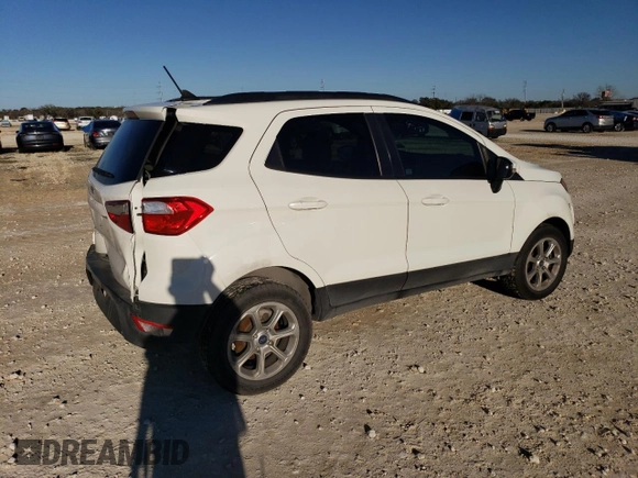 2020 Ford EcoSport SE with VIN MAJ3S2GE1LC389230, listed as a Copart auction lot 42177175 with 61,919 mi miles and Salvage Title. Bid and sale history available at carsss.com. Image 3.