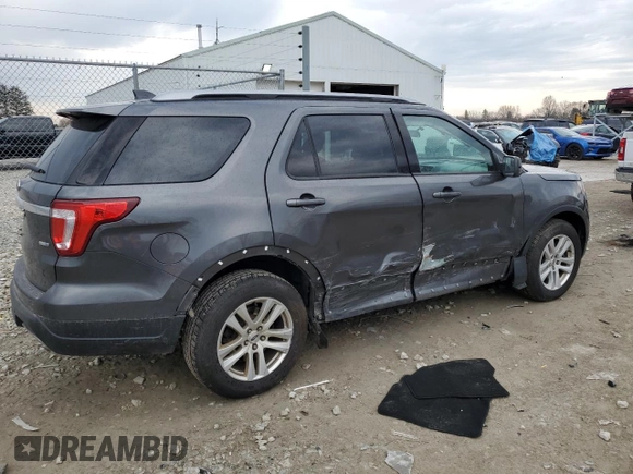 2018 Ford Explorer XLT with VIN 1FM5K8DH4JGA40603, listed as a Copart auction lot 50973805 with 91,259 mi miles and Salvage Title. Bid and sale history available at carsss.com. Image 3.