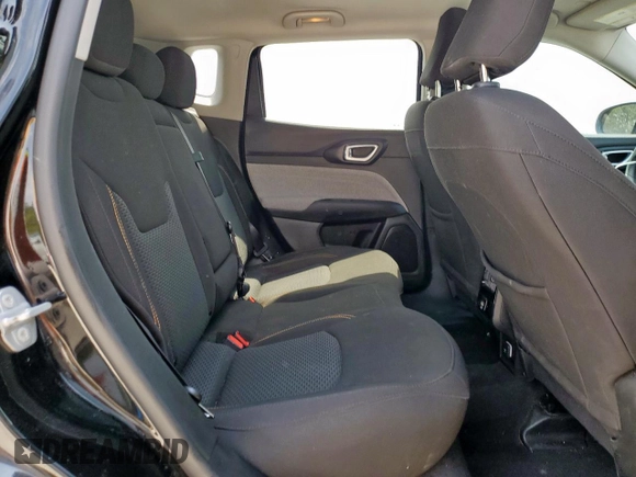 2022 Jeep Compass Sport with VIN 3C4NJCAB9NT139431, listed as a Copart auction lot 57057945 with 50,472 mi miles and Salvage title. Bid and sale history available at DreamBid. Image 11.