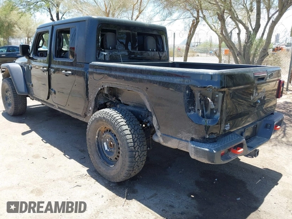 2022 Jeep Gladiator Mojave with VIN 1C6JJTEGXNL177175, listed as a IAAI auction lot 42652508 with Not provided miles and . Bid and sale history available at DreamBid. Image 3.