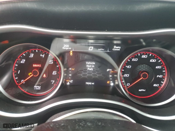 2018 Dodge Charger R/T with VIN 2C3CDXCT8JH238129, listed as a Copart auction lot 51759665 with 75,042 mi miles and Salvage Title. Bid and sale history available at carsss.com. Image 9.