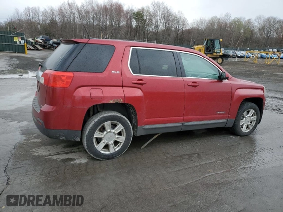 2013 GMC Terrain SLE with VIN 2GKFLREKXD6219095, listed as a Copart auction lot 52733235 with 109,385 mi miles and Clean Title. Bid and sale history available at carsss.com. Image 3.