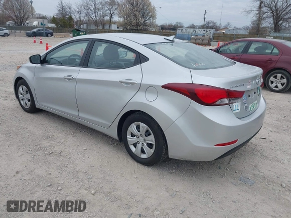 2016 Hyundai Elantra SE with VIN 5NPDH4AE7GH728956, listed as a IAAI auction lot 42060018 with 199,829 mi miles. Bid and sale history available at carsss.com. Image 3.