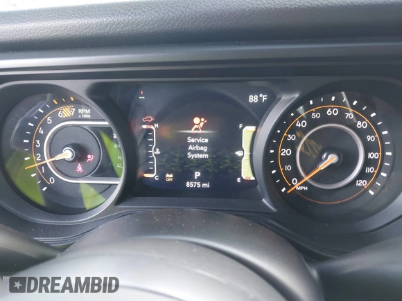 2024 Jeep Wrangler Willys с VIN 1C4PJXDG8RW334590, выставлен на аукционе IAAI как лот 42483813 с пробегом 8 575 миль миль и . История ставок и продаж доступна на DreamBid. Изображение 7.
