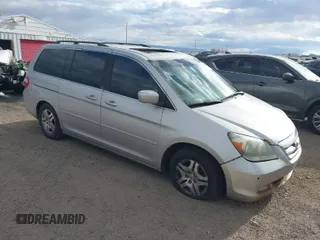2005 Honda Odyssey TOURING with VIN 5FNRL38855B035443, listed as a IAAI auction lot 41748539 with 1 mi miles. Bid and sale history available at carsss.com. Image 1.