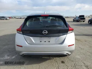 2023 Nissan LEAF S with VIN 1N4AZ1BV8PC556452, listed as a Copart auction lot 52210085 with 12,587 mi miles and Salvage Title. Bid and sale history available at DreamBid. Image 6.