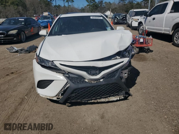 2019 Toyota Camry LE with VIN 4T1B11HK3KU730803, listed as a Copart auction lot 48486955 with 113,912 mi miles and Salvage Title. Bid and sale history available at carsss.com. Image 5.