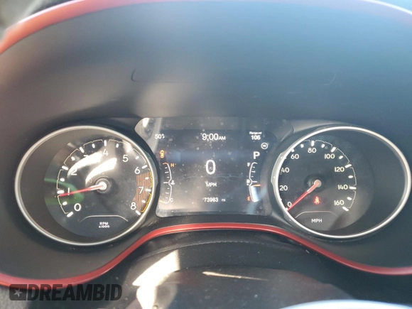 2020 Jeep Compass Trailhawk z VIN 3C4NJDDB4LT184212, wystawiony jako Copart lot #53054375 z przebiegiem 73 963 mil mil oraz Szkoda całkowita • Salvage title. Historia ofert i sprzedaży dostępna na DreamBid. Obrazek 9.