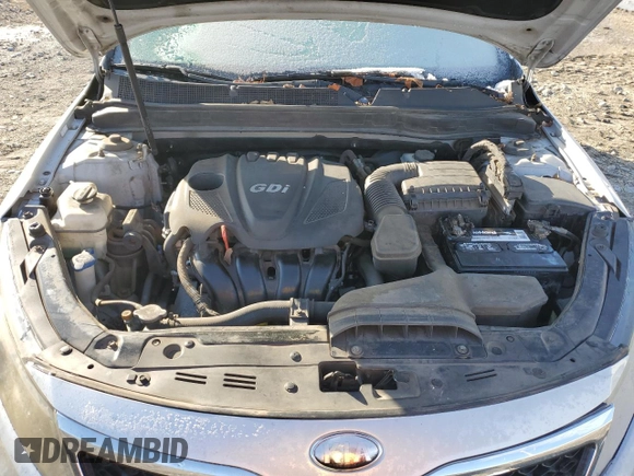 2013 Kia Optima LX z VIN 5XXGM4A76DG164752, wystawiony jako Copart lot #42209365 z przebiegiem 218 024 mil mil oraz Szkoda całkowita • Salvage title. Historia ofert i sprzedaży dostępna na DreamBid. Obrazek 12.
