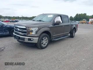 2015 Ford F-150 XLT with VIN 1FTEW1EP1FFC72160, listed as a IAAI auction lot 40351662 with 142,647 mi miles. Bid and sale history available at carsss.com. Image 2.