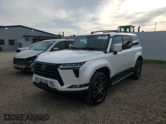 2024 Lexus GX 550 Premium z VIN JTJTBCDX4R5000418, wystawiony jako Copart lot #57461315 z przebiegiem 13 744 mil mil oraz Szkoda całkowita • Salvage title. Historia ofert i sprzedaży dostępna na DreamBid. Obrazek 1.
