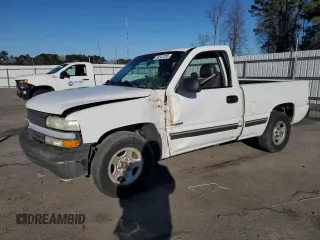 2002 Chevrolet Silverado 1500 with VIN 1GCEC14X32Z108069, listed as a Copart auction lot 89347285 with 242,436 mi miles and Salvage Title. Bid and sale history available at carsss.com. Image 1.