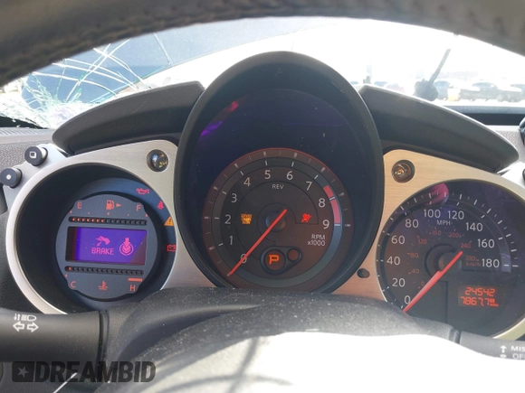 2017 Nissan 370Z with VIN JN1AZ4EH9HM954561, listed as a IAAI auction lot 41735251 with 24,542 mi miles. Bid and sale history available at carsss.com. Image 7.
