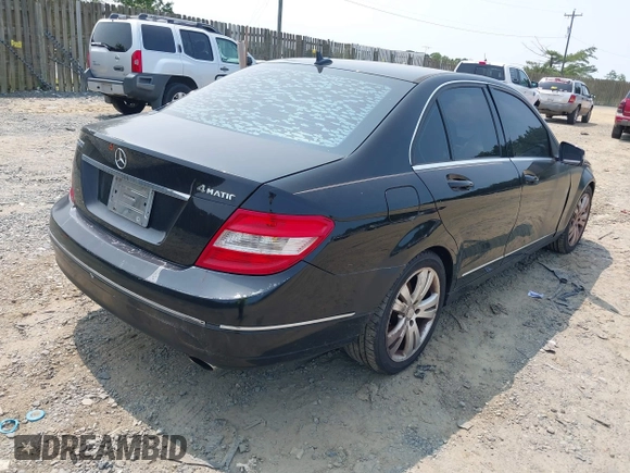 2011 Mercedes-Benz C 300 Sport with VIN WDDGF8BB6BF534555, listed as a IAAI auction lot 42401964 with 141,176 mi miles and . Bid and sale history available at DreamBid. Image 4.