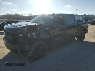 2022 Chevrolet Silverado 1500 Custom Trail Boss with VIN 1GCPYCEK3NZ175347, listed as a Copart auction lot 42134355 with 50,947 mi miles and Salvage Title. Bid and sale history available at DreamBid. Image 1.