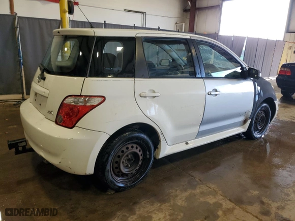2006 Scion xA with VIN JTKKT624X60165476, listed as a Copart auction lot 47627865 with NaN miles and Salvage Title. Bid and sale history available at carsss.com. Image 3.