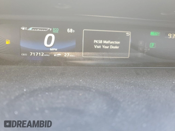 2020 Toyota Mirai with VIN JTDBVRBD5LA008169, listed as a Copart auction lot 77449854 with 71,712 mi miles and Salvage Title. Bid and sale history available at DreamBid. Image 9.