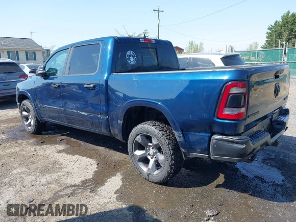2020 Ram 1500 Big Horn with VIN 1C6SRFFT5LN366666, listed as a IAAI auction lot 41991339 with 105,788 mi miles. Bid and sale history available at carsss.com. Image 3.