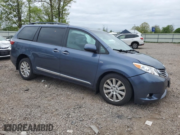 2017 Toyota Sienna XLE с VIN 5TDDZ3DC2HS164002, выставлен на аукционе Copart как лот 57118585 с пробегом 49 991 миль миль и Списание • Salvage title. История ставок и продаж доступна на DreamBid. Изображение 4.