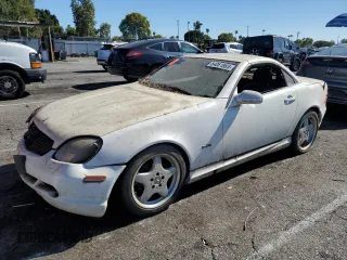 2001 Mercedes-Benz SLK 230 Kompressor with VIN WDBKK49F71F205264, listed as a Copart auction lot 64061865 with Not provided miles and Salvage title. Bid and sale history available at DreamBid. Image 1.