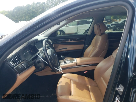 2013 BMW 7 Series 750i xDrive with VIN WBAYB6C54DD224102, listed as a Copart auction lot 60791495 with 126,218 mi miles and Clean title. Bid and sale history available at DreamBid. Image 7.