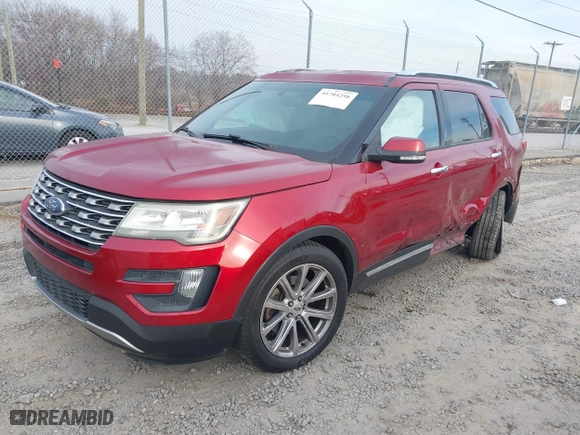 2016 Ford Explorer Limited with VIN 1FM5K7F8XGGA57020, listed as a IAAI auction lot 41784258 with 238,798 mi miles. Bid and sale history available at carsss.com. Image 18.