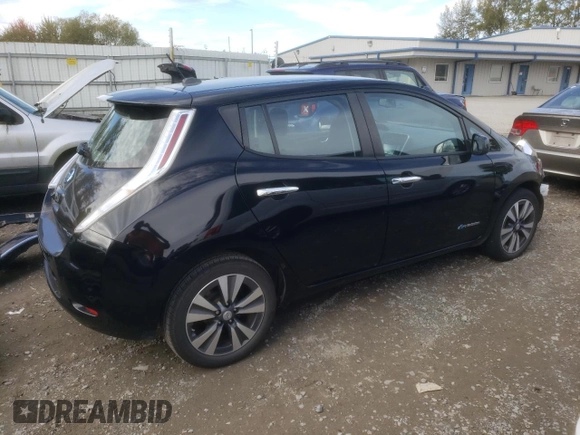 2015 Nissan LEAF SV with VIN 1N4AZ0CP1FC317091, listed as a Copart auction lot 71909263 with 35,621 mi miles. Bid and sale history available at carsss.com. Image 3.