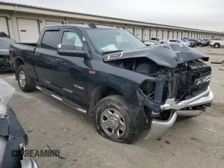 2021 Ram 2500 Tradesman with VIN 3C6UR5CJ2MG561219, listed as a Copart auction lot 82590154 with 25,389 mi miles and Salvage title. Bid and sale history available at DreamBid. Image 4.
