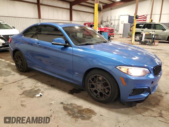 2017 BMW 2 Series 230i xDrive with VIN WBA2H9C32H7A25822, listed as a Copart auction lot 88751265 with 50,349 mi miles and Salvage Title. Bid and sale history available at carsss.com. Image 4.
