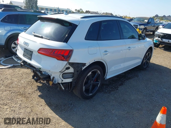 2019 Audi SQ5 Prestige with VIN WA1C4AFY4K2131017, listed as a IAAI auction lot 42024387 with 65,788 mi miles. Bid and sale history available at carsss.com. Image 4.