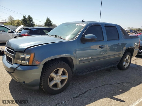 2008 Chevrolet Avalanche LT w/1LT with VIN 3GNFK12338G160616, listed as a Copart auction lot 52085255 with 217,590 mi miles and Salvage Title. Bid and sale history available at carsss.com. Image 1.