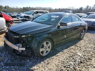 2018 Mercedes-Benz CLA with VIN WDDSJ4EB6JN562504, listed as a Copart auction lot 72677692 with 140,906 mi miles. Bid and sale history available at carsss.com. Image 1.