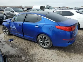 2015 Kia Optima SXL Turbo with VIN 5XXGR4A66FG462018, listed as a Copart auction lot 50087995 with Not Provided miles and Salvage Title. Bid and sale history available at DreamBid. Image 2.