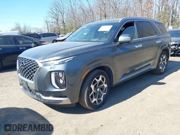 2022 Hyundai Palisade Calligraphy z VIN KM8R7DHE6NU407925, wystawiony jako IAAI lot #41737020 z przebiegiem 50 074 mil mil oraz . Historia ofert i sprzedaży dostępna na DreamBid. Obrazek 17.
