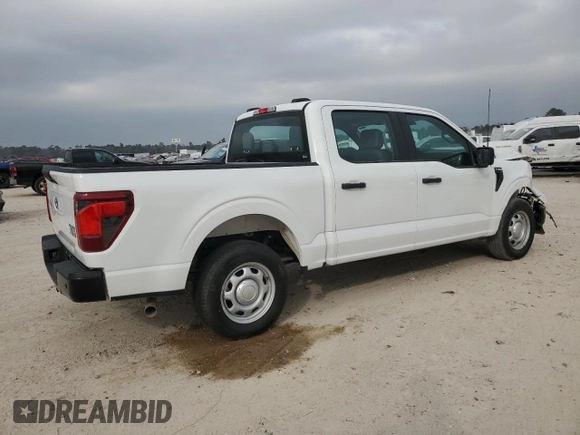 2024 Ford F-150 with VIN 1FTEW1K89RKD05902, listed as a Copart auction lot 44924515 with 3,935 mi miles and Salvage title. Bid and sale history available at DreamBid. Image 3.