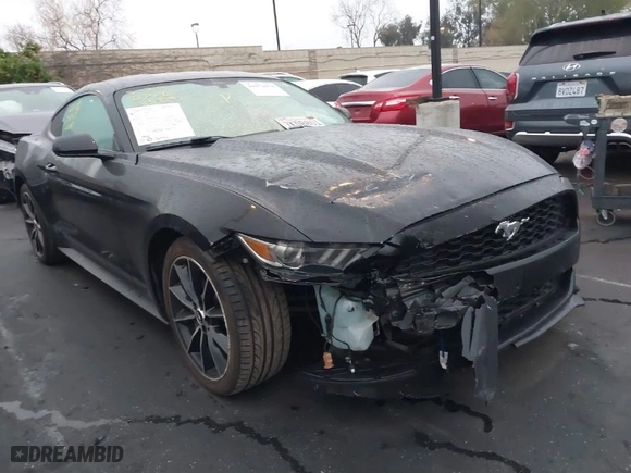 2015 Ford Mustang EcoBoost with VIN 1FA6P8TH0F5339297, listed as a IAAI auction lot 41871670 with 71,610 mi miles. Bid and sale history available at carsss.com. Image 1.