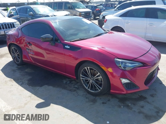 2016 Scion FR-S with VIN JF1ZNAA14G8709750, listed as a IAAI auction lot 41823702 with 74,828 mi miles and . Bid and sale history available at carsss.com. Image 1.