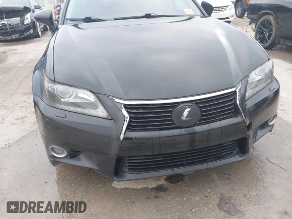2014 Lexus GS 350 with VIN JTHCE1BL5E5023374, listed as a IAAI auction lot 41532507 with 139,668 mi miles. Bid and sale history available at carsss.com. Image 6.