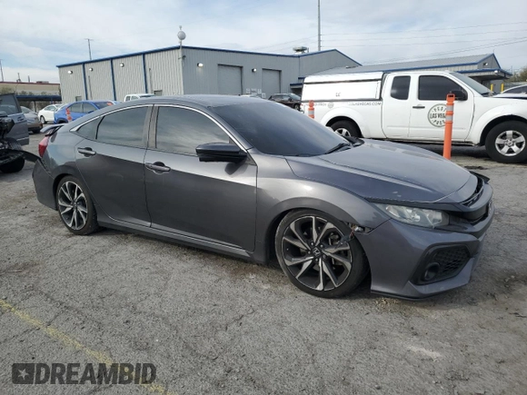 2017 Honda Civic Sedan Si with VIN 2HGFC1E5XHH702752, listed as a Copart auction lot 48820285 with 127,653 mi miles and Salvage Title. Bid and sale history available at carsss.com. Image 4.